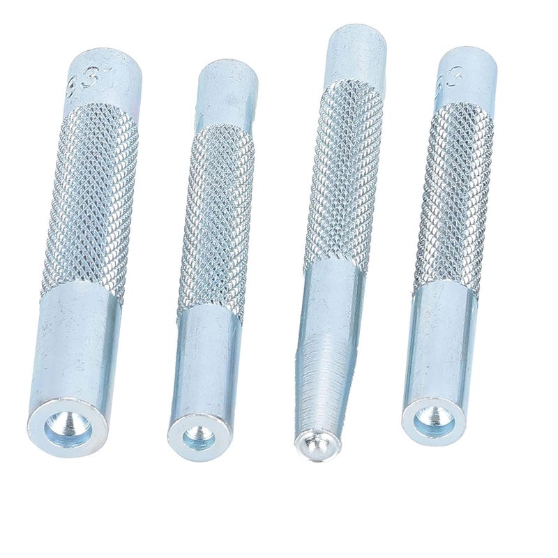 ZJchao Leather Rivet Kit, Rivet Punch Tool Eyelet Die Punch Tool Hole Set Eyelet Setter Snap Setter Base Leather Craft Kit Hardware - Image 3