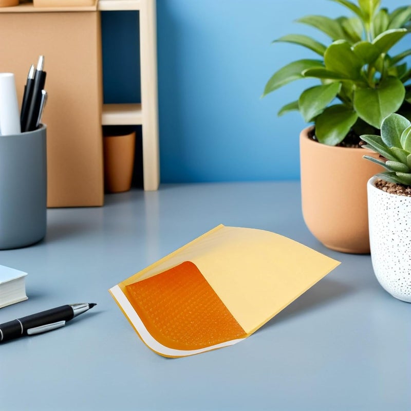 100pcs Kraft Bubble Mailers 120x160+40mm Small Padded Shipping Envelopes Self-seal Waterproof Mailing Bubble Packaging Bags for Office and E-commerce - Image 5