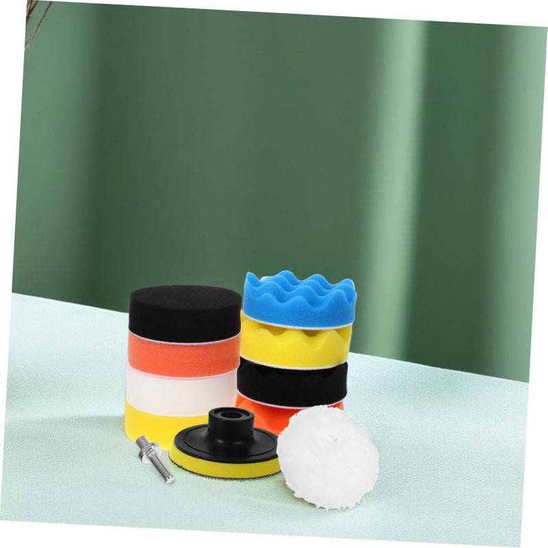 Cabilock 10 Piece Car Buffing Pads Set for Electric Drill Polishing Waxing Fleece Sponge Kit - Image 5
