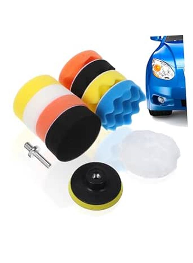 Cabilock 10 Piece Car Buffing Pads Set for Electric Drill Polishing Waxing Fleece Sponge Kit - Image 1