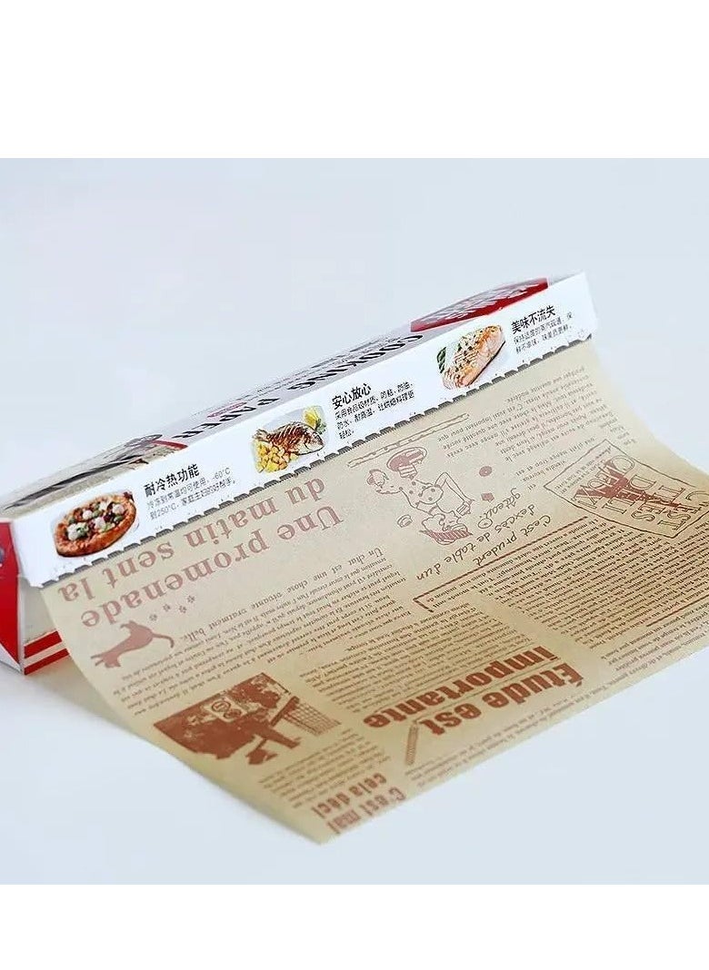 Baking Paper Food Grade Parchment Paper High Quality Baking Parchment Paper Roll Newspaper Style Parchment Paper for Food Wrapping and Baking (0.3 x 10m) - pzsku/Z61E3C430F9C266CD36B9Z/45/_/1736950710/8243bbd1-c65e-4452-90c9-8fca0081802a
