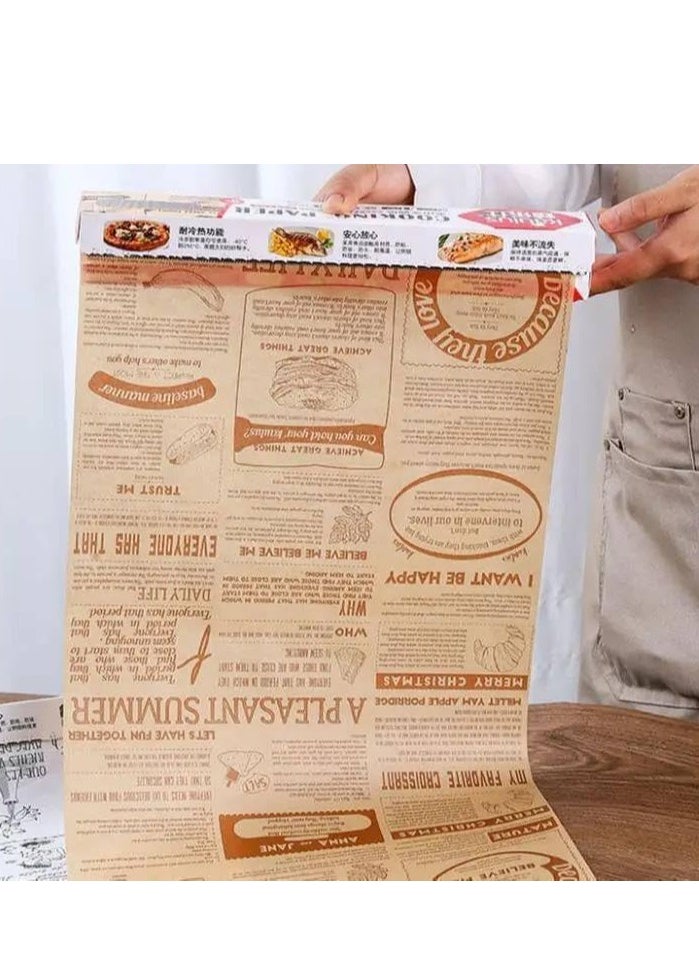 Baking Paper Food Grade Parchment Paper High Quality Baking Parchment Paper Roll Newspaper Style Parchment Paper for Food Wrapping and Baking (0.3 x 10m) - pzsku/Z61E3C430F9C266CD36B9Z/45/_/1736950763/7854b2f8-5764-42f1-b200-f66206748606