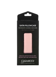 Giovanni Satin Pillowcase, Elegant Blush, 1 Pillowcase 