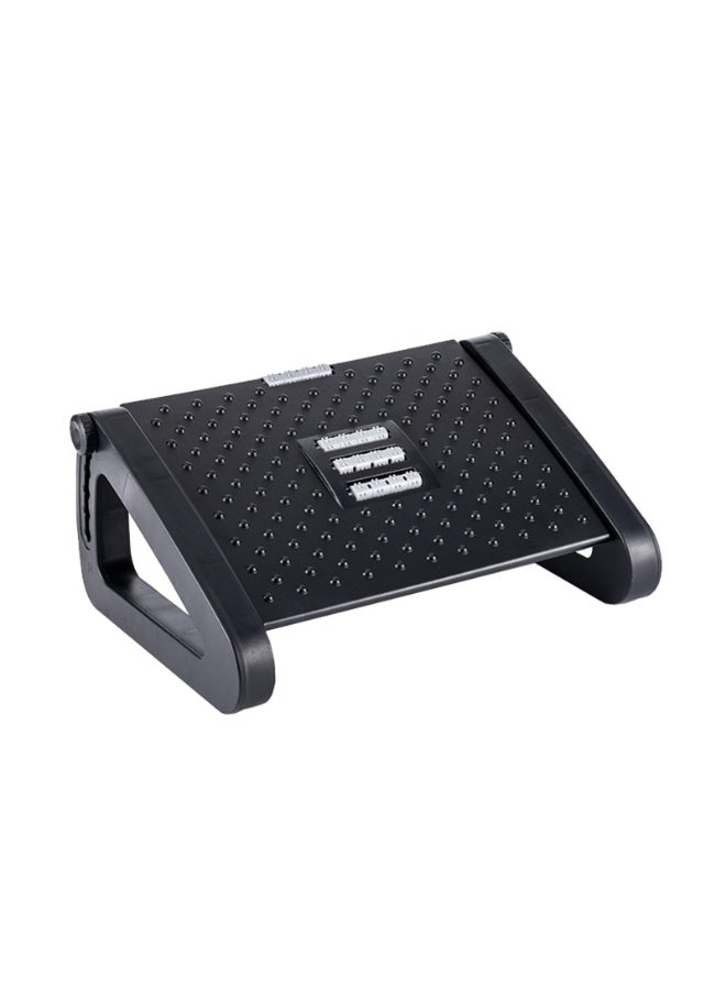 general Foot Rest for Under Desk at Work,Ergonomic 6-Height Adjustable Footstool，Under Desk Footrest with Foot Massage Roller,Chair Footstool for Leg - Image 1