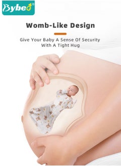 Bybeo 4 PCS Baby Swaddle Blanket Sack, Baby Sleeping Bag with Arms Free Design, Transition to Arm Freedom Wearable for Newborn Girl and Boy, 100% Breathable Cotton 3-6Months  - Image 3