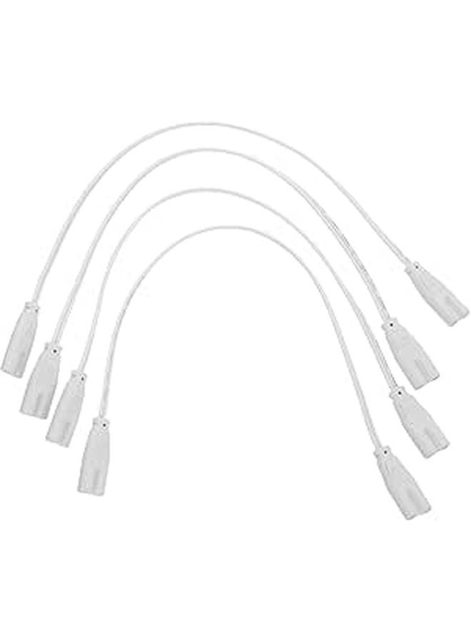 سلك تمديد بمقبس مسطح مع ضوء LED 4 قطع لنقل طاقة فعال. - Image 1
