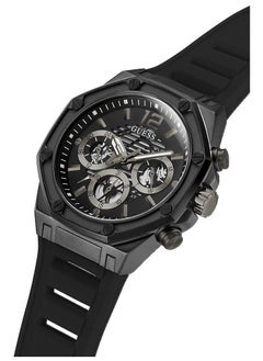 GUESS Mens Analog Silicone Wrist Watch - GW0263G4 44 mm  - Image 4