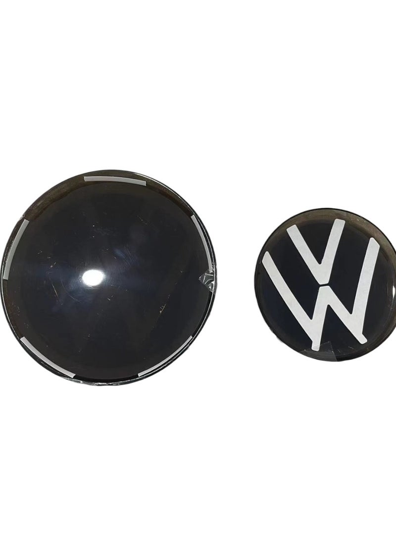 Generic Golf Gloss Black Front and Rear Badge Cover - MK6 2008-2011 