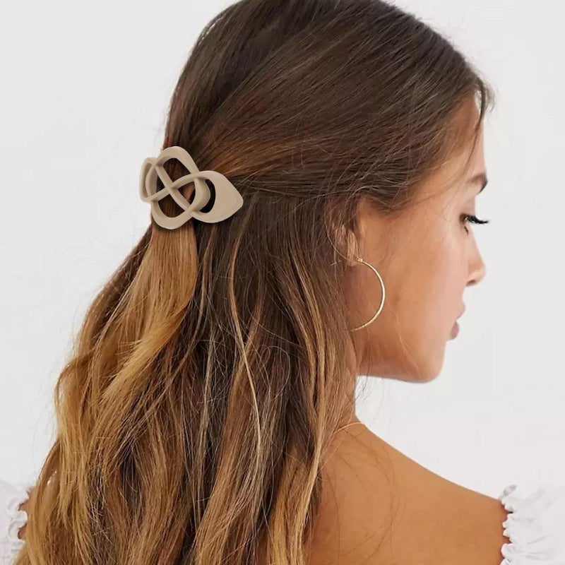 Amariver Vintage French Barrette Clips - 4 Pack Hair Accessories for Women & Girls, Thick to Thin Hair - Image 5