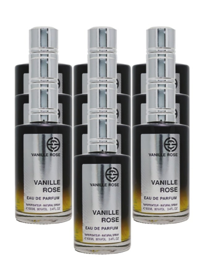 EMYC 10 Pieces Vanille Rose Perfume For Unisex 100ml EDP - Image 1