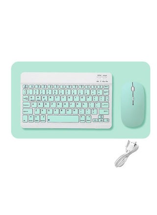 Mint Green/White
