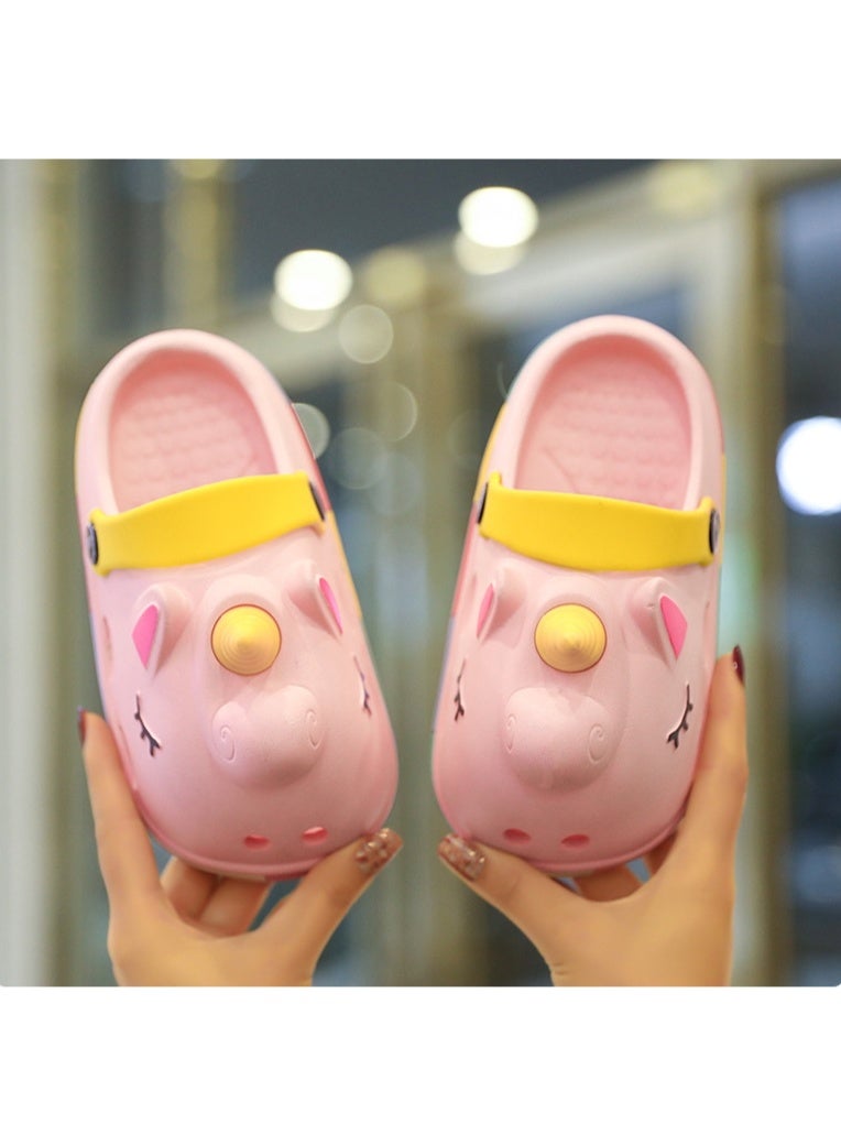 NIBEMINENT Summer Children's Sandals Indoor Home Soft Bottom Outdoor Wearable Baby Slippers Cute Beach Sandals for Girls And Boys  - Image 4
