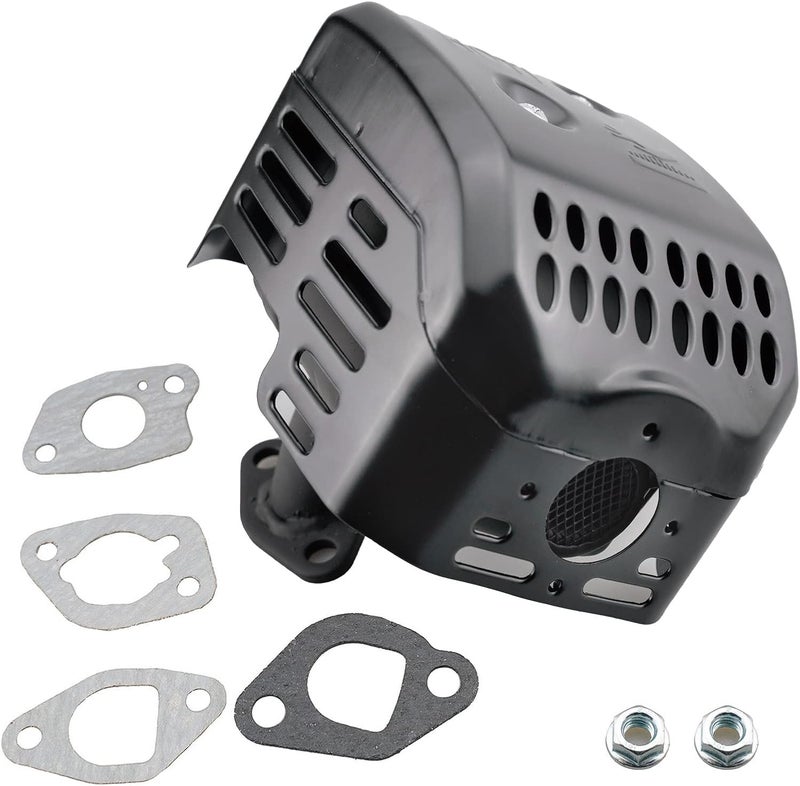 JJing Muffler for Harbor Freight Predator 212cc Engine with Gaskets and Mounting Bolts - Image 3