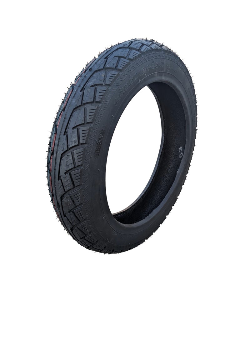 اطار خارجي للاسكوتر تيوبلس متوافق مع سكوتر كواى او اسكوتر كهربائي مقاس 2.5 × 14 - Image 4