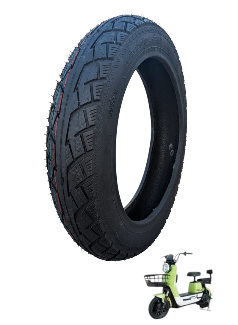 اطار خارجي للاسكوتر تيوبلس متوافق مع سكوتر كواى او اسكوتر كهربائي مقاس 2.5 × 14 - Image 1