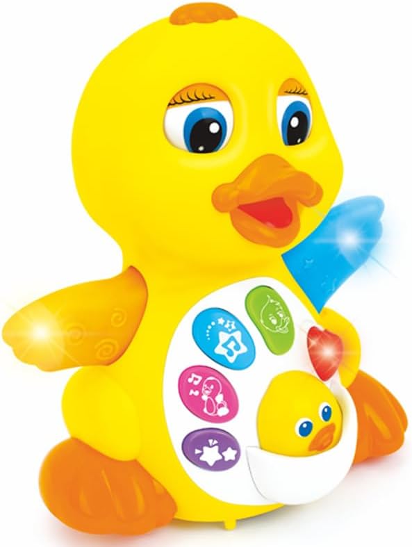 Hola Dancing Duck - Interactive Toy with Music, Dancing, Flapping Ears, and Sound Effects for Toddlers 12M+ - Image 1