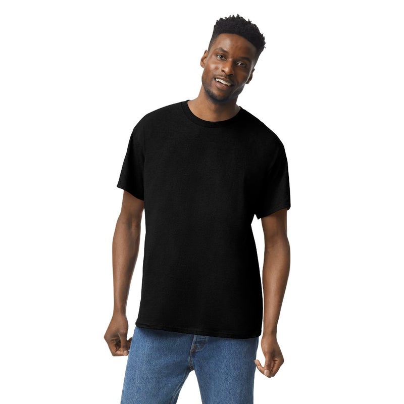 Gildan mens Heavy Cotton T-shirt, Style G5000, Multipack T Shirt, Black (3-pack), X-Large US - Image 2
