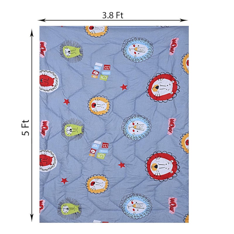 KEA Microfiber All Weather Printed Baby Comforter 250 GSM Size 22X30 Inch Kids Comforter - Image 4