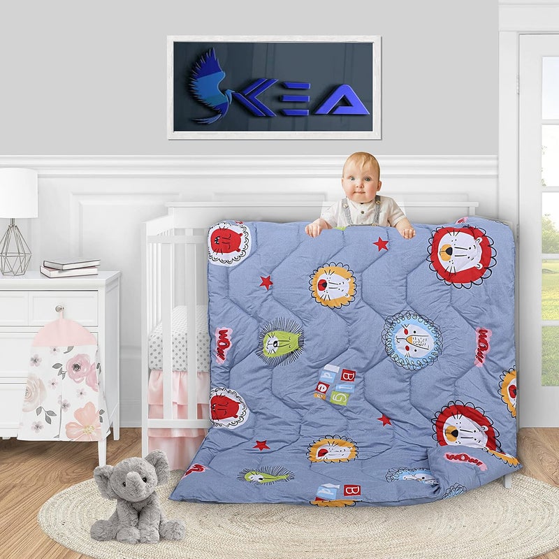 KEA Microfiber All Weather Printed Baby Comforter 250 GSM Size 22X30 Inch Kids Comforter - Image 1
