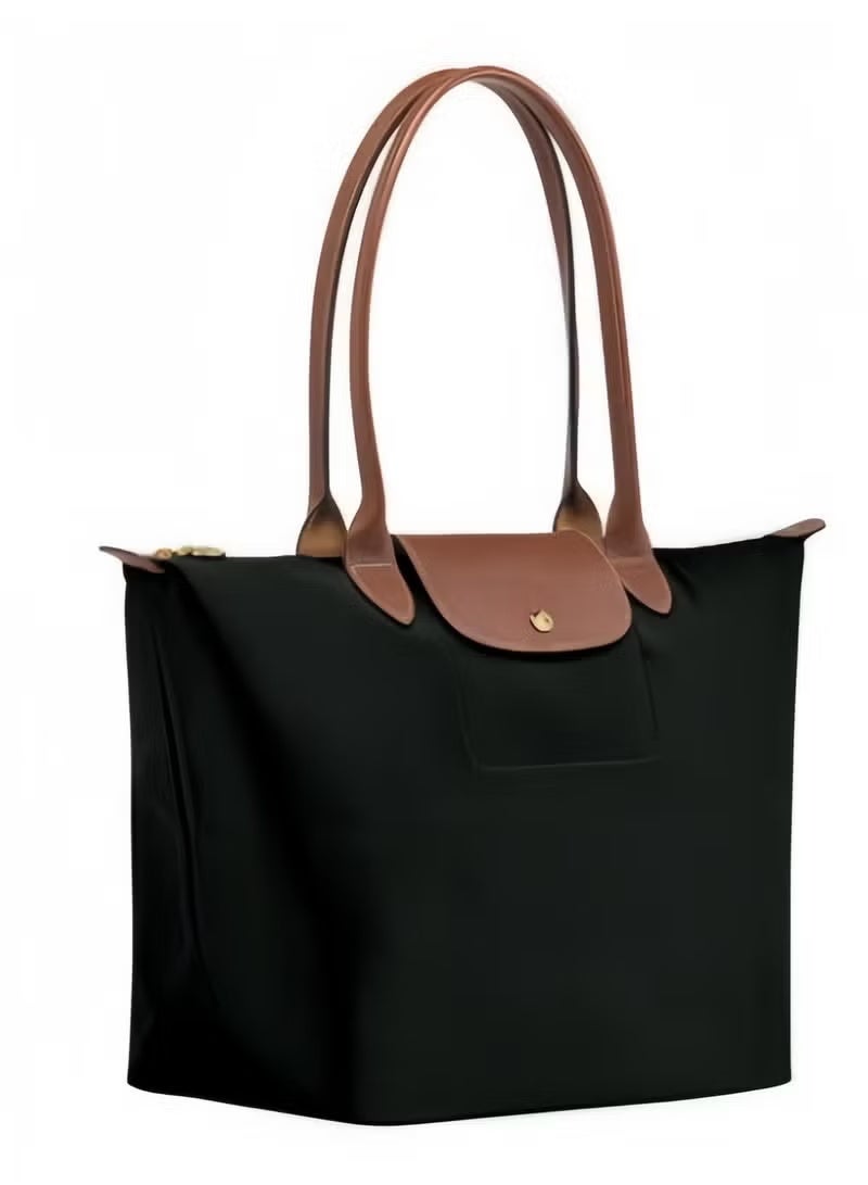 لونج شامب حقائب اليد المتوسطة Longchamp النساء، حقائب Tote، حقائب الكتف، الغابة الأسود كلاسيكي الأسلوب - Image 4