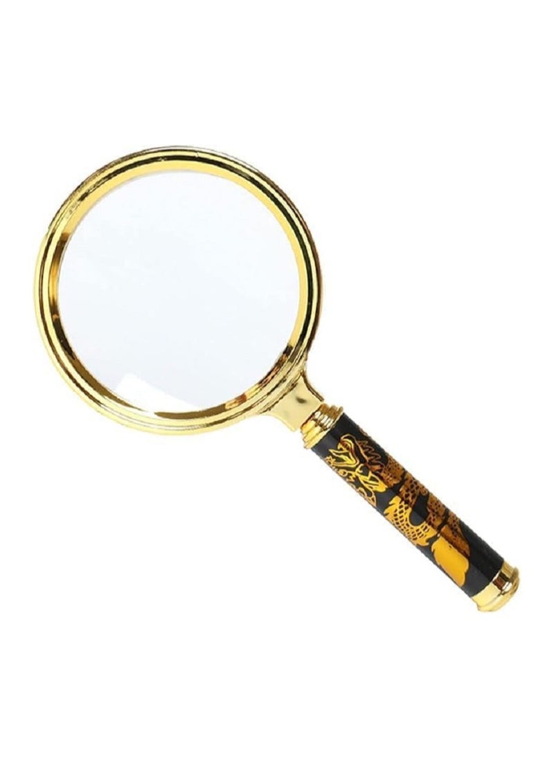 Generic - High Definition Handheld Reading Magnifying Glass - Can be Used to Identify Jewelry and Jade Stones - 90mm - Image 1