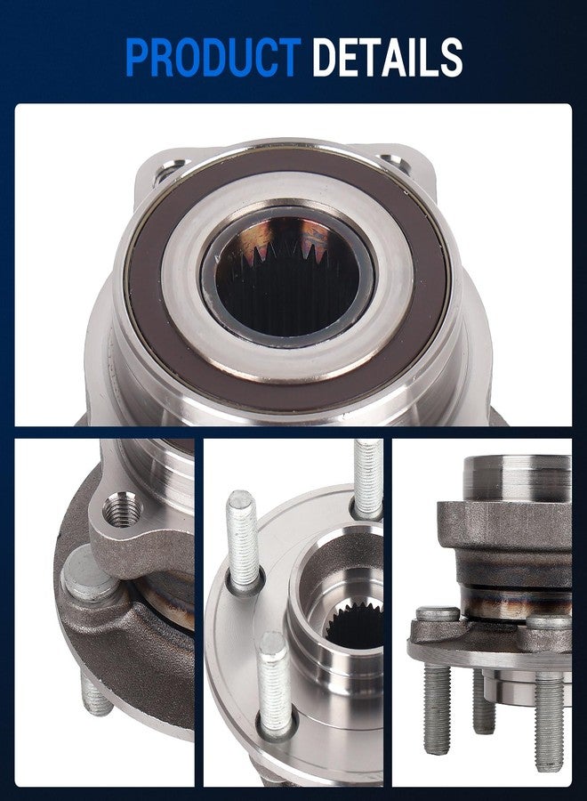 Autoround 513413 Front Wheel Hub and Bearing Assembly Compatible with Subaru Forester 2014-2018/ Crosstrek 2016-2021/ Impreza 2014-2019/ XV Crosstrek 2014-2015, 5-Lugs w/ABS - Image 4