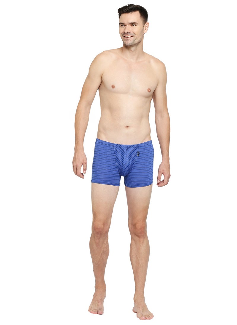 BYC Men's Boxer Brief Striped - Blue  - Image 2