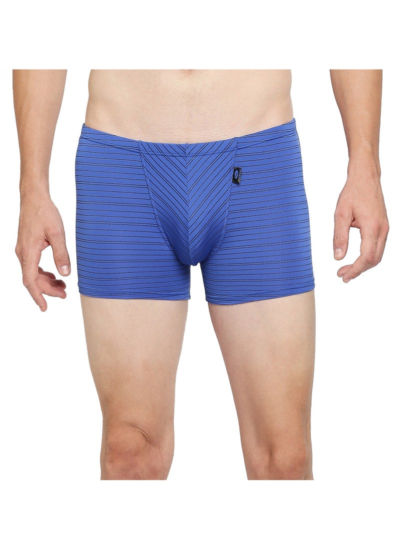 BYC Men's Boxer Brief Striped - Blue  - Image 1