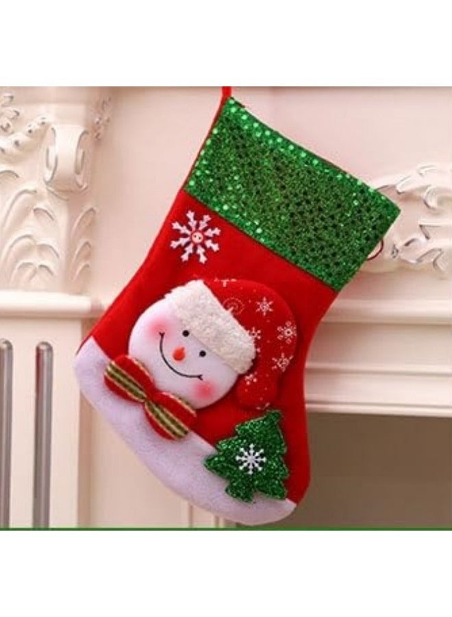 GGEROU 3Pcs Festival Hanging Stockings Bags Ornaments - Image 2