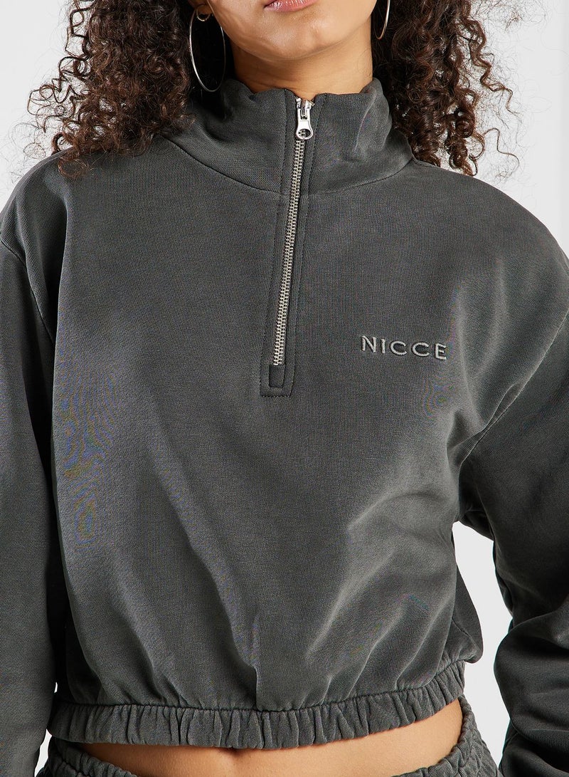 nicce london Garment Dye Ersa Relaxed Sweatpants  - Image 3