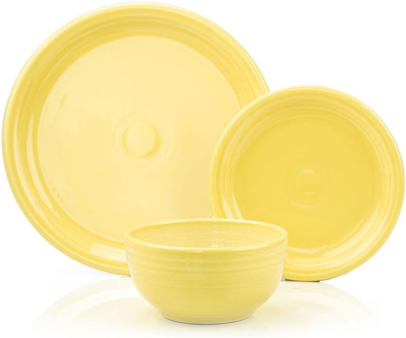 Fiesta 3Piece Bistro Coupe Place Setting  Sunflower - Image 1