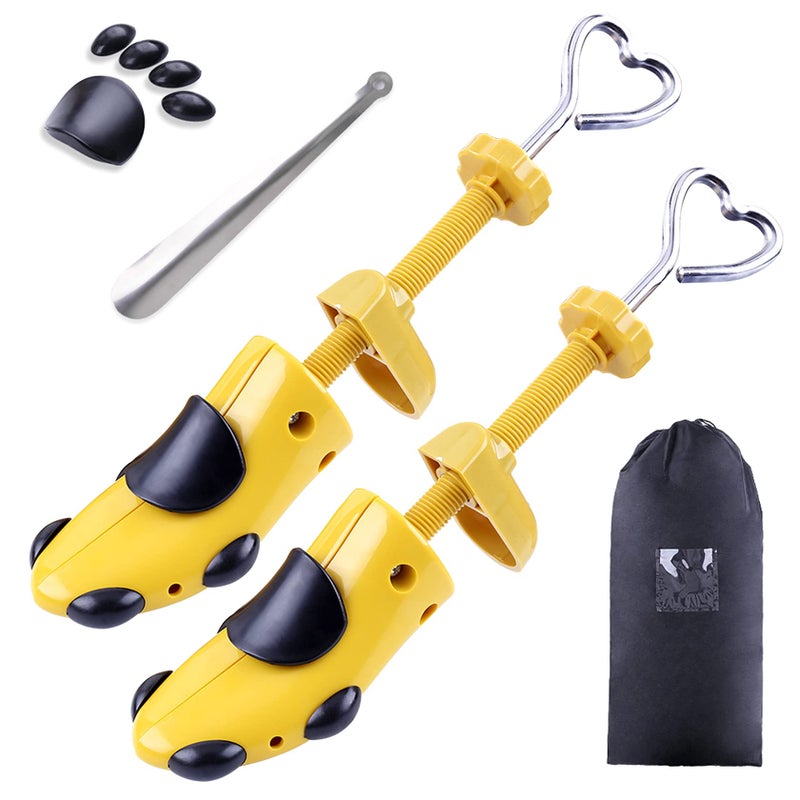 cyrico Shoe Stretcher Women 4-way Shoe Expander Widener Shoe Tree Shape for Wide Feet