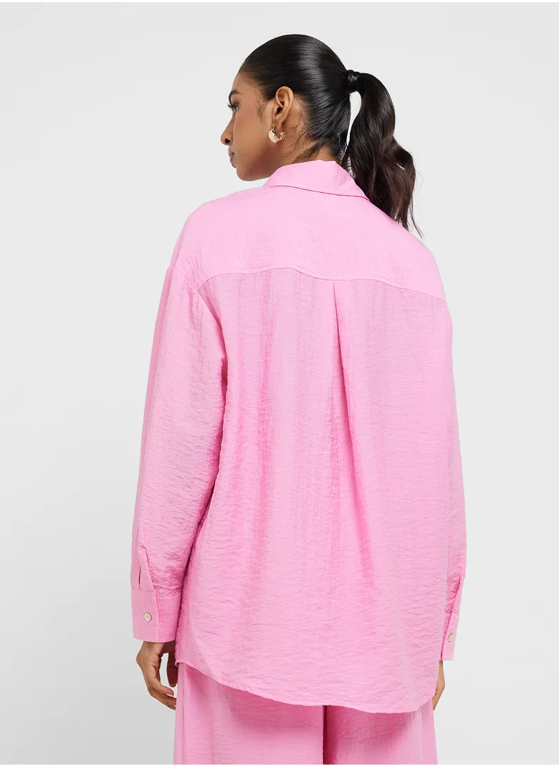 اونلي Pocket Detailed Button Down Shirt