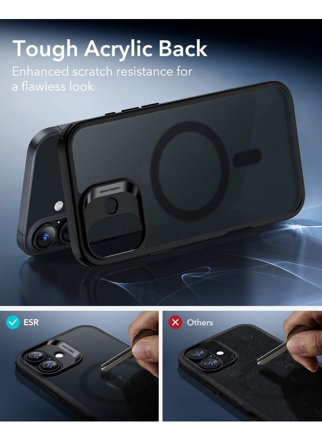 ESR ESR for iPhone 16 Plus Case, Compatible with MagSafe, Shockof Military-Grade tection, TPU, Magnetic Phone Case for iPhone 16 Plus, Classic Hybrid Case (HaloLock), Frosted Black  - Image 5