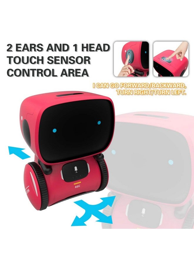 98K Kids Robot Toy, Smart Talking Robots, Gift for Boys and Girls Age 3+, Intelligent Partner and Teacher, with Voice Controlled and Touch Sensor, Singing, Dancing, Repeating - Image 2