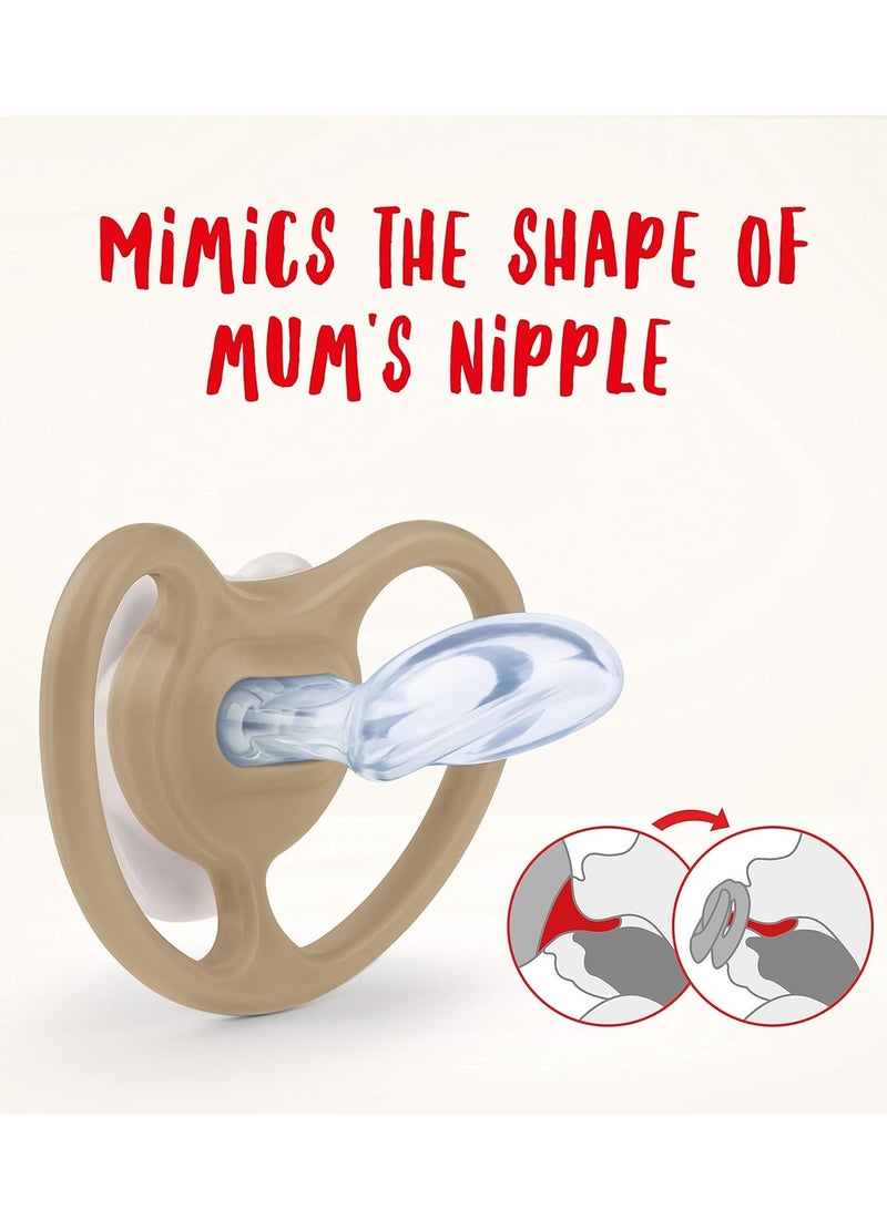 نوك لهاية سيليكون لتقويم الأسنان من نوك سبيس للقطط والدب القطبي من 6 إلى 18 شهرًا - Image 5