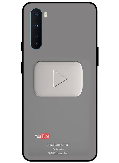 Protective Case Cover For OnePlus Nord Smart Series Printed Protective Case Cover for OnePlus Nord Youtube Award Plate