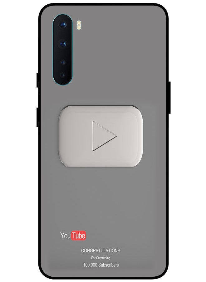 EYE CATCH - Protective Case Cover For OnePlus Nord Smart Series Printed Protective Case Cover for OnePlus Nord Youtube Award Plate - Image 1
