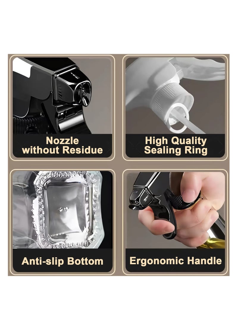 SYOSI Oil Spray Bottle, 240 ml Glass Oil Dispenser Bottle, White Vinegar Sprayer Cooking Olive Oil Spray Bottle, Oil Preparation Dispensers for Kitchen Cooking Salad Baking BBQ - Image 5