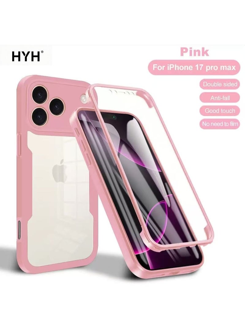 HYH iPhone 17 Pro Max Case, 360° Full Body Coverage Front & Back Shockproof Protective Cover - Image 1