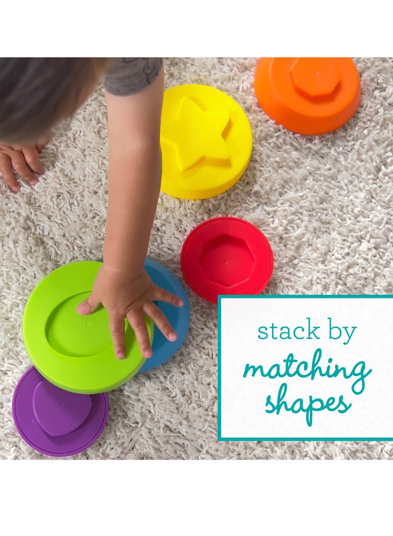 infantino مجموعة ألعاب تراص الخيال (مناسبة من 12 شهرًا) - Image 5