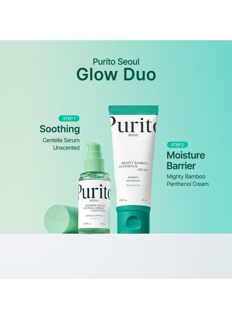 PURITO - Mighty Bamboo Panthenol Cream, Glow Cream, Skin Barrier 100ml - Image 1