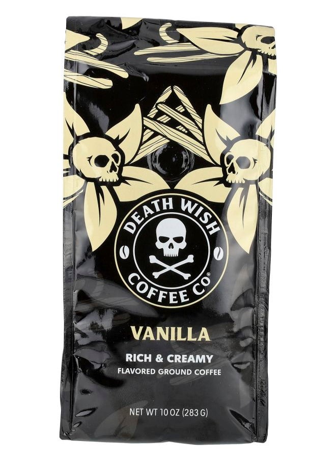 Death Wish Coffee - Flavored Ground Coffee Vanilla 10 Oz 283 G - Image 1