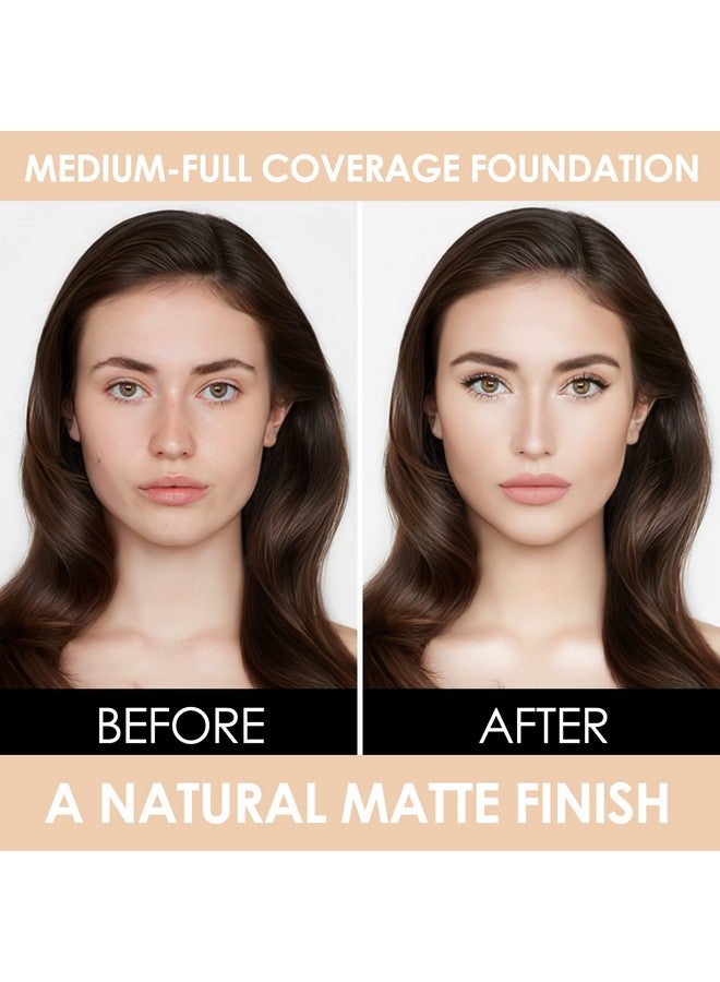 FOCALLURE 2 Pcs Liquid Foundation, Skin Evolution Foundation + Concealer, Full Coverage Foundation Makeup, Durable, Waterproof, Oilcontrol, Hides Wrinkles & Lines, Warm Ivory - Image 5