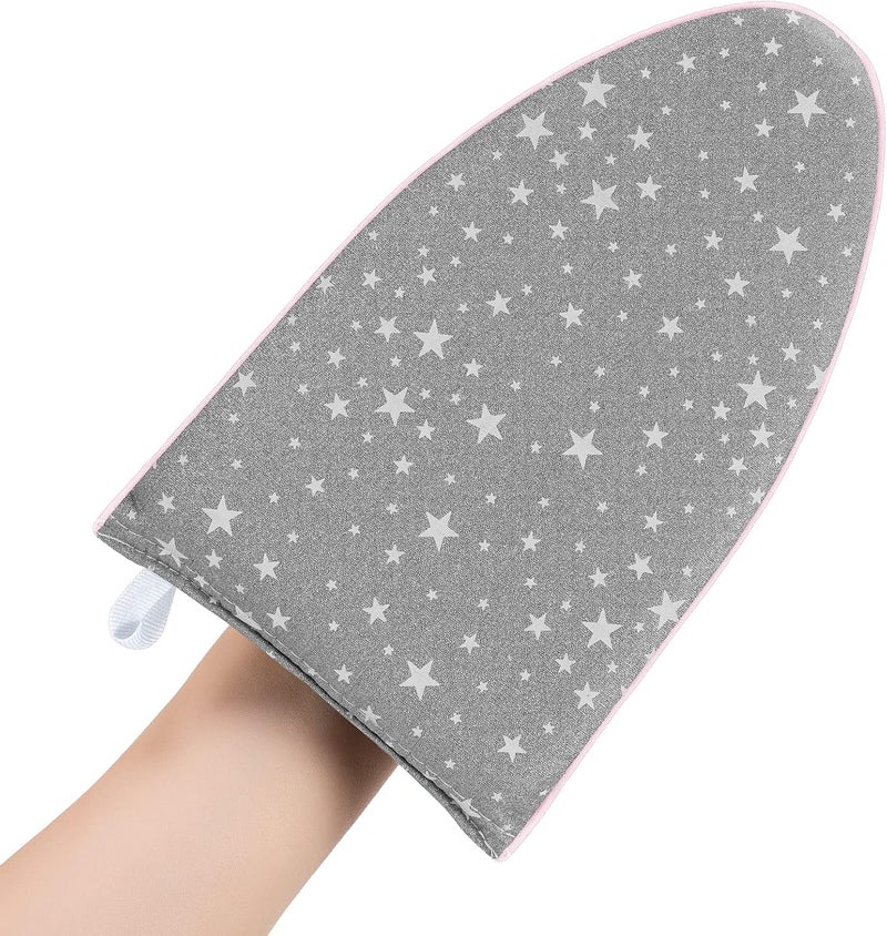 CINPIUK Steam Ironing Gloves for Clothes, Heat Resistant Steam Gloves, Steam Gloves for Clothes, Steam Accessories for Clothes, White Star - Image 1