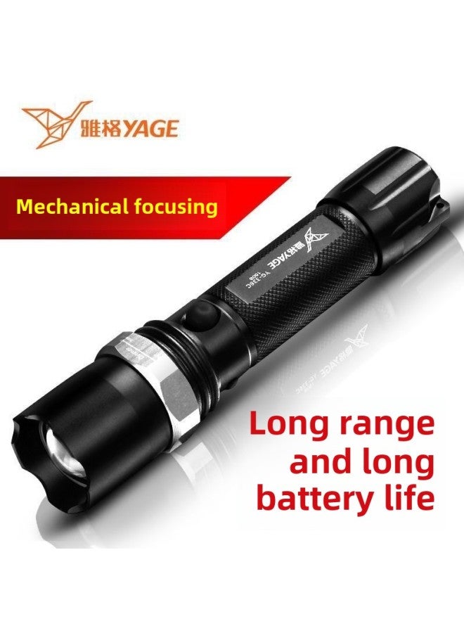 Yage YG-336C Aluminum Alloy Zoom Flashlight Outdoor Lighting Mountaineering Night Riding Yage Flashlight-Product Specifications:Standard - Image 3