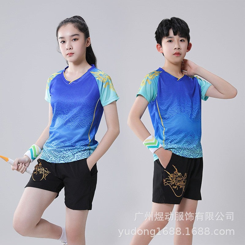 Table Tennis Sportswear Suits For Men And Women Training Team Uniforms Sweat-Absorbent Breathable Quick-Drying School Competition Table Tennis Jerseys - Image 5