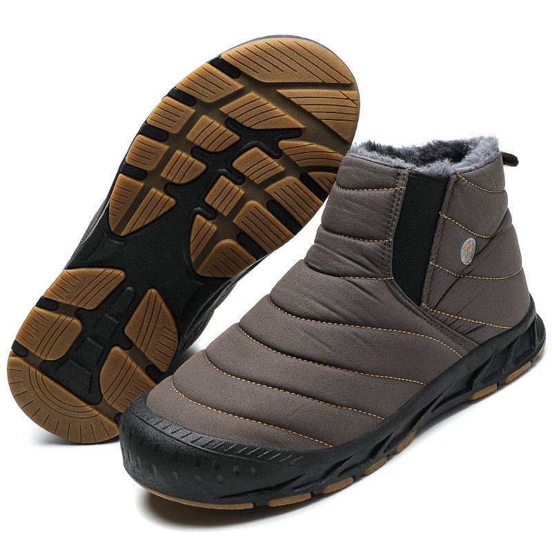 High-Top Snow Boots New Outdoor Sports And Leisure Hiking Boots Non-Slip Plus Velvet Warm Waterproof Cotton Shoes - Image 4