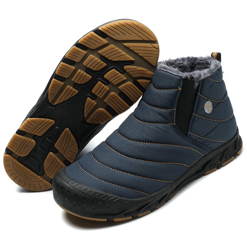 High-Top Snow Boots New Outdoor Sports And Leisure Hiking Boots Non-Slip Plus Velvet Warm Waterproof Cotton Shoes - Image 3