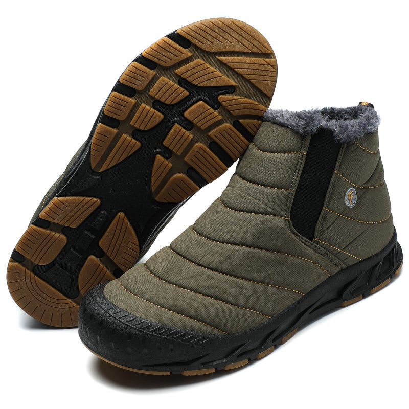 High-Top Snow Boots New Outdoor Sports And Leisure Hiking Boots Non-Slip Plus Velvet Warm Waterproof Cotton Shoes - Image 1